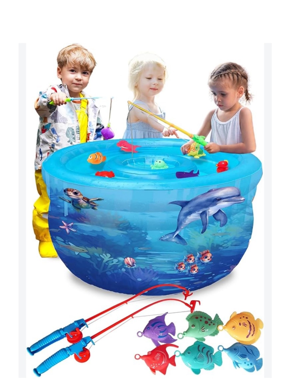 SPLASH EZ Inflatable water & Sand table pool for kids